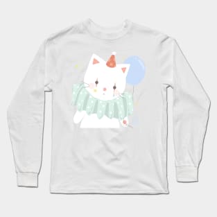 Clown Cat Long Sleeve T-Shirt